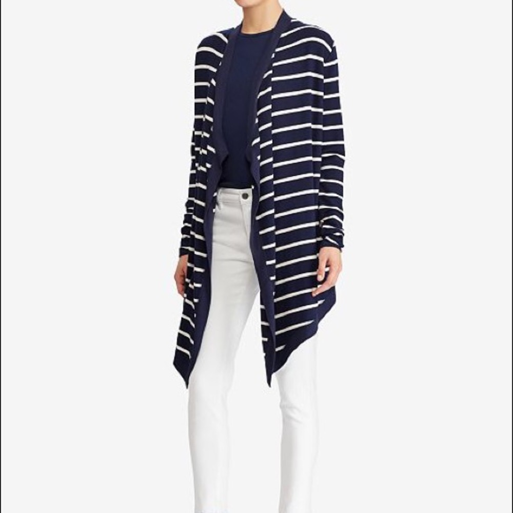 SALE!✅Lauren Ralph Lauren Stripe Flare Cardigan